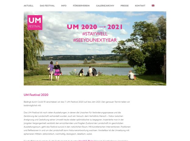 UM Festival Webdesign