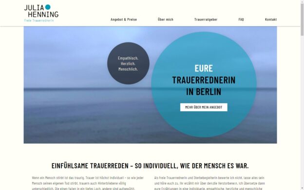 Julia Henning – Trauerrednerin Berlin