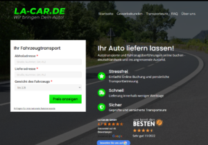 La-Car.de Autotransporte Ihr Auto liefern lassen